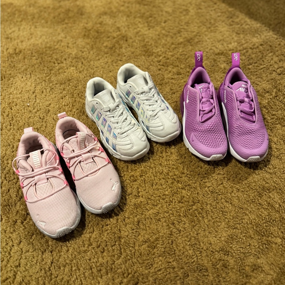 Lot of Little Girl’s Athletic Shoes